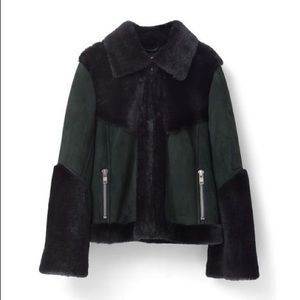 Ganni Emerson shearling jacket